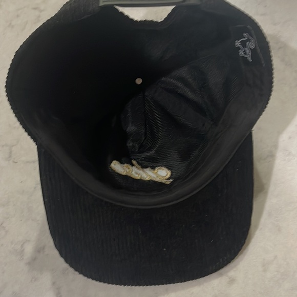 Goat Track Social club corduroy SnapBack hat black - Picture 7 of 8